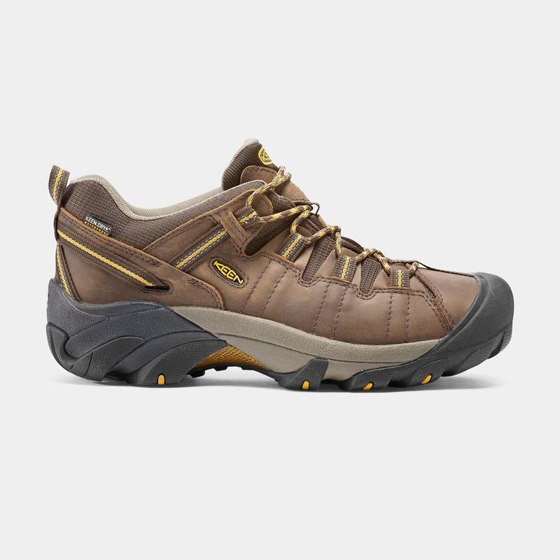 Keen Targhee II Waterproof Mens Hiking Shoes Brown Factory Outlet NZ (1480-SFGBV)